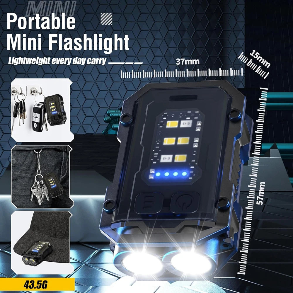 Multi-function Portable Mini Keychain Light - ST LAND MANAGEMENT LLC