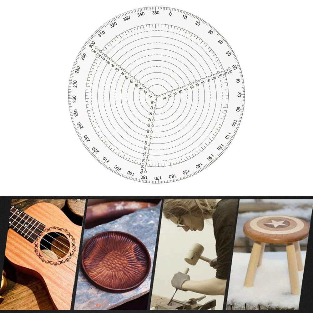 Round Center Clear Acrylic Finder Creative - ST LAND MANAGEMENT LLC