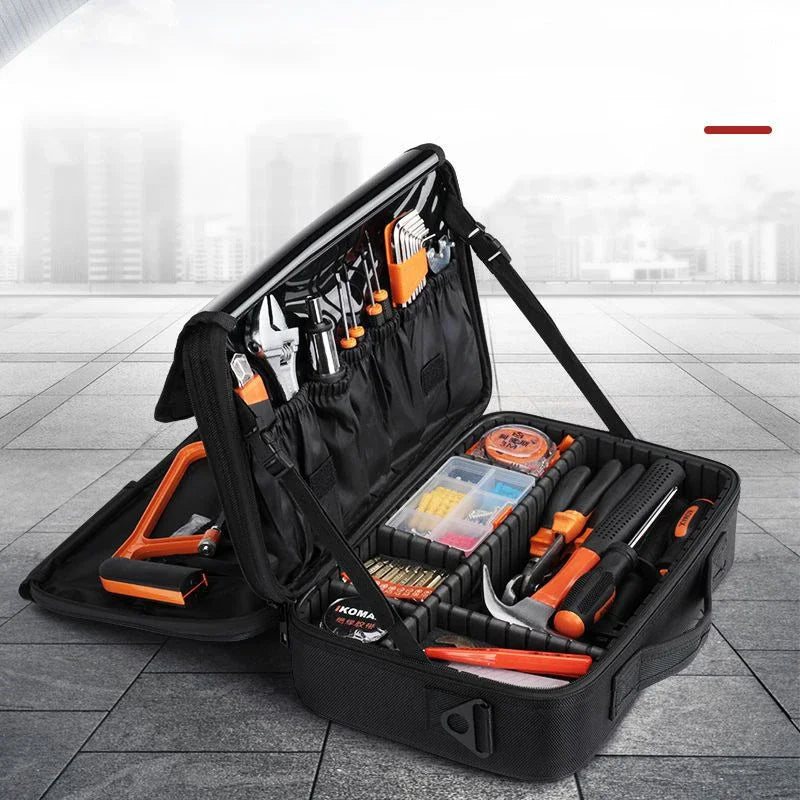 Large Portable 3 Stage Tool Bag Hand Tools - ST LAND MANAGEMENT LLC