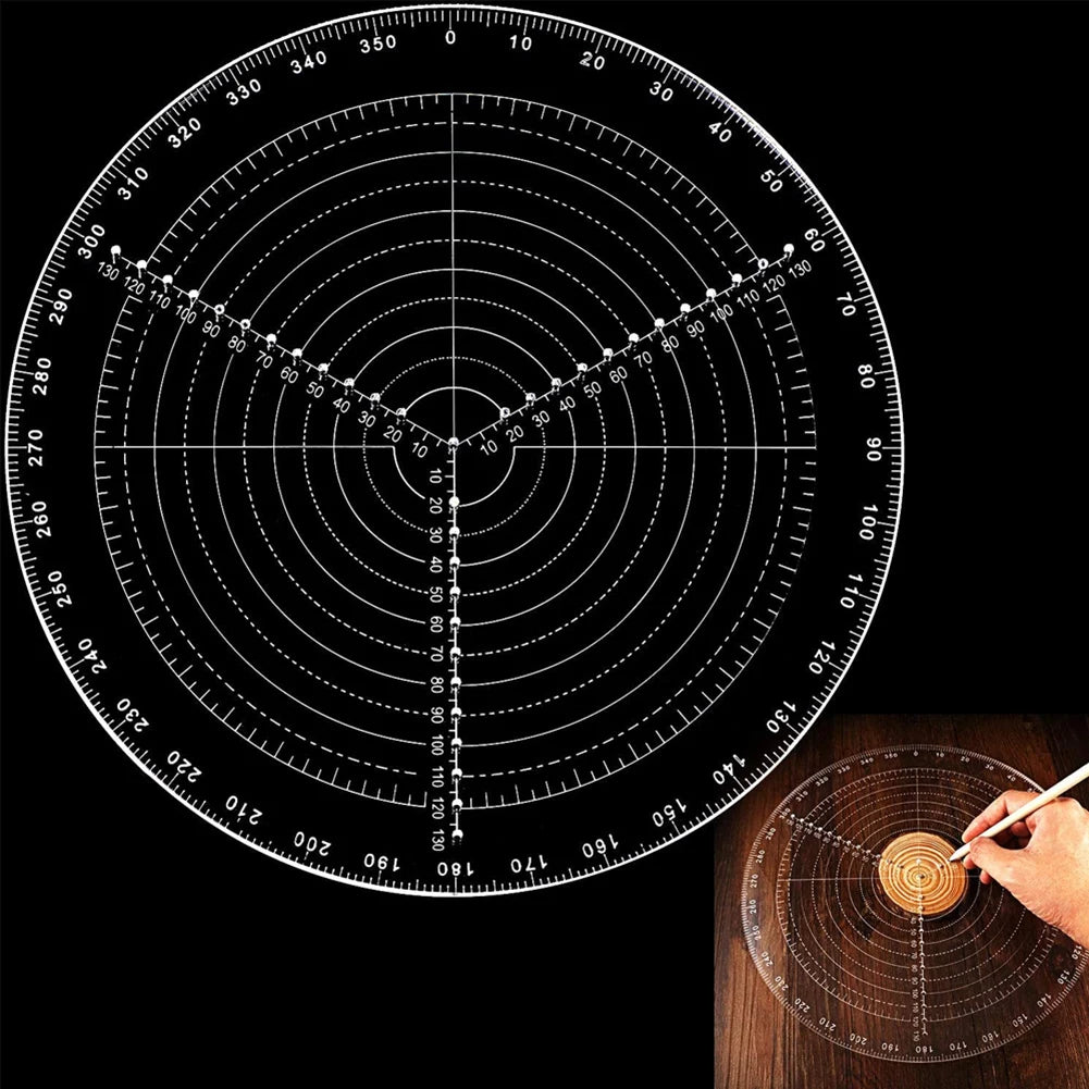 Round Center Clear Acrylic Finder Creative - ST LAND MANAGEMENT LLC