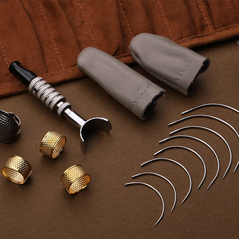 KRABALL Leather Working Kit Craft Tools - ST LAND MANAGEMENT LLC