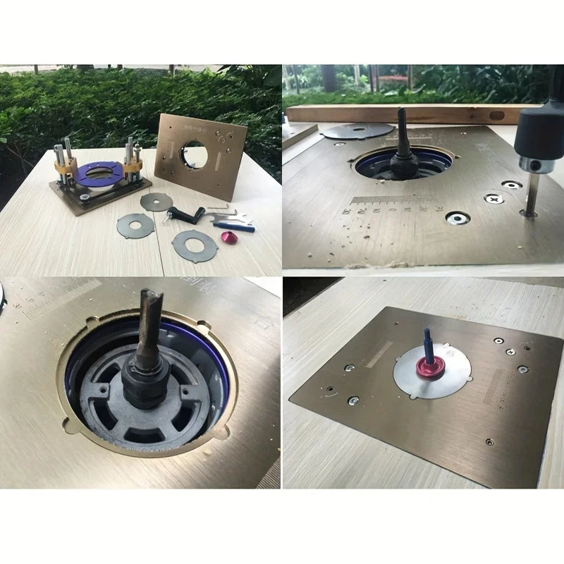 Router Lift Router Table Insert Plate - ST LAND MANAGEMENT LLC