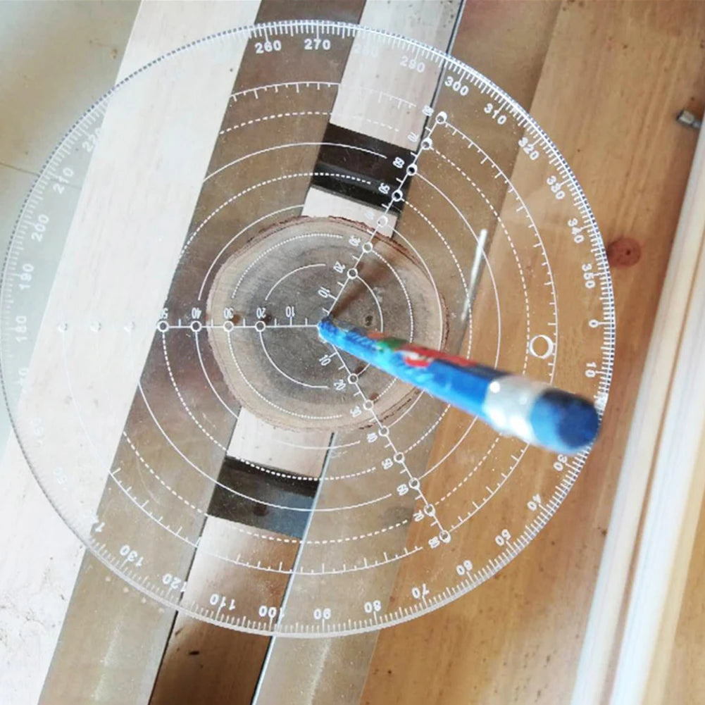 Round Center Clear Acrylic Finder Creative - ST LAND MANAGEMENT LLC