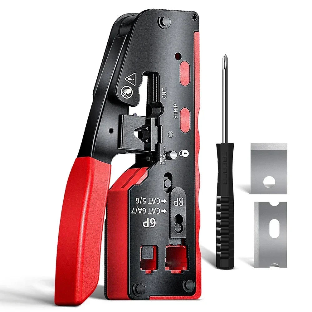 AMPCOM Cat 7 NETWORK CRIMPING Tool - ST LAND MANAGEMENT LLC