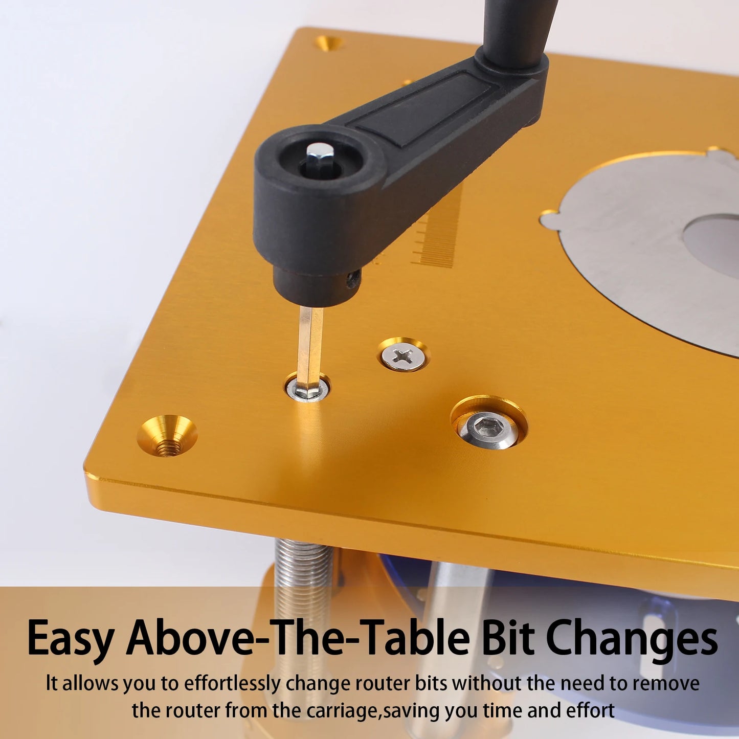 Router Lift Router Table Insert Plate - ST LAND MANAGEMENT LLC