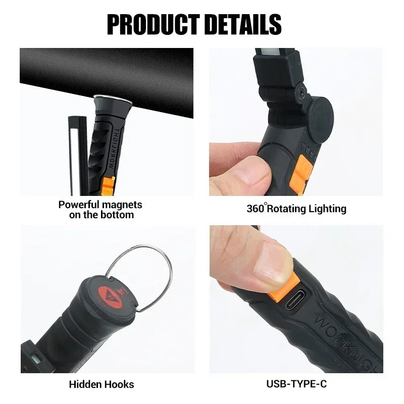 Heinast USB Flashlight Rechargeable - ST LAND MANAGEMENT LLC