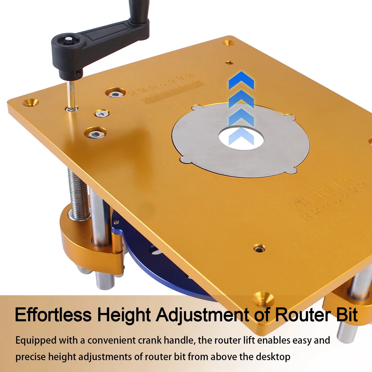 Router Lift Router Table Insert Plate - ST LAND MANAGEMENT LLC