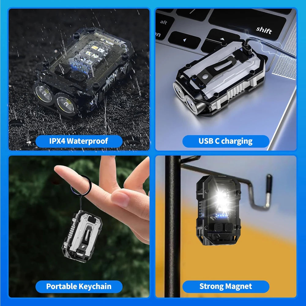 Multi-function Portable Mini Keychain Light - ST LAND MANAGEMENT LLC