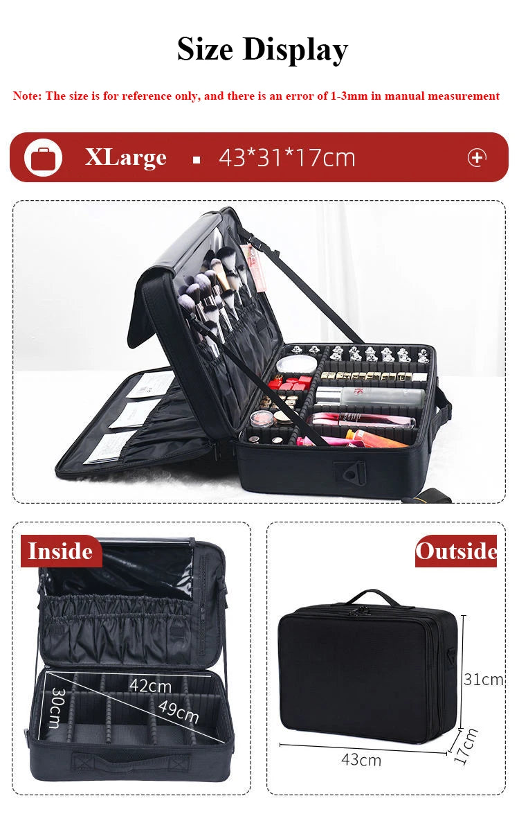 Large Portable 3 Stage Tool Bag Hand Tools - ST LAND MANAGEMENT LLC