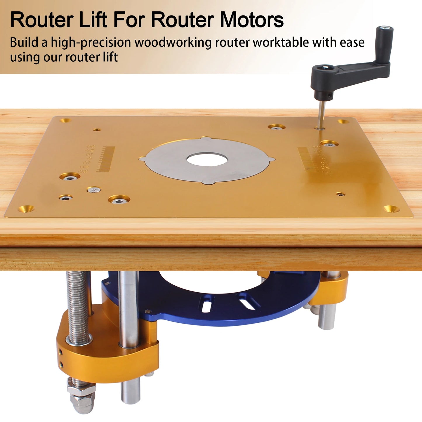 Router Lift Router Table Insert Plate - ST LAND MANAGEMENT LLC