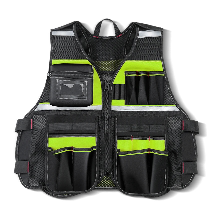 Workwear Allround Work Tool Vest Reflective Safety Vest - ST LAND MANAGEMENT LLC