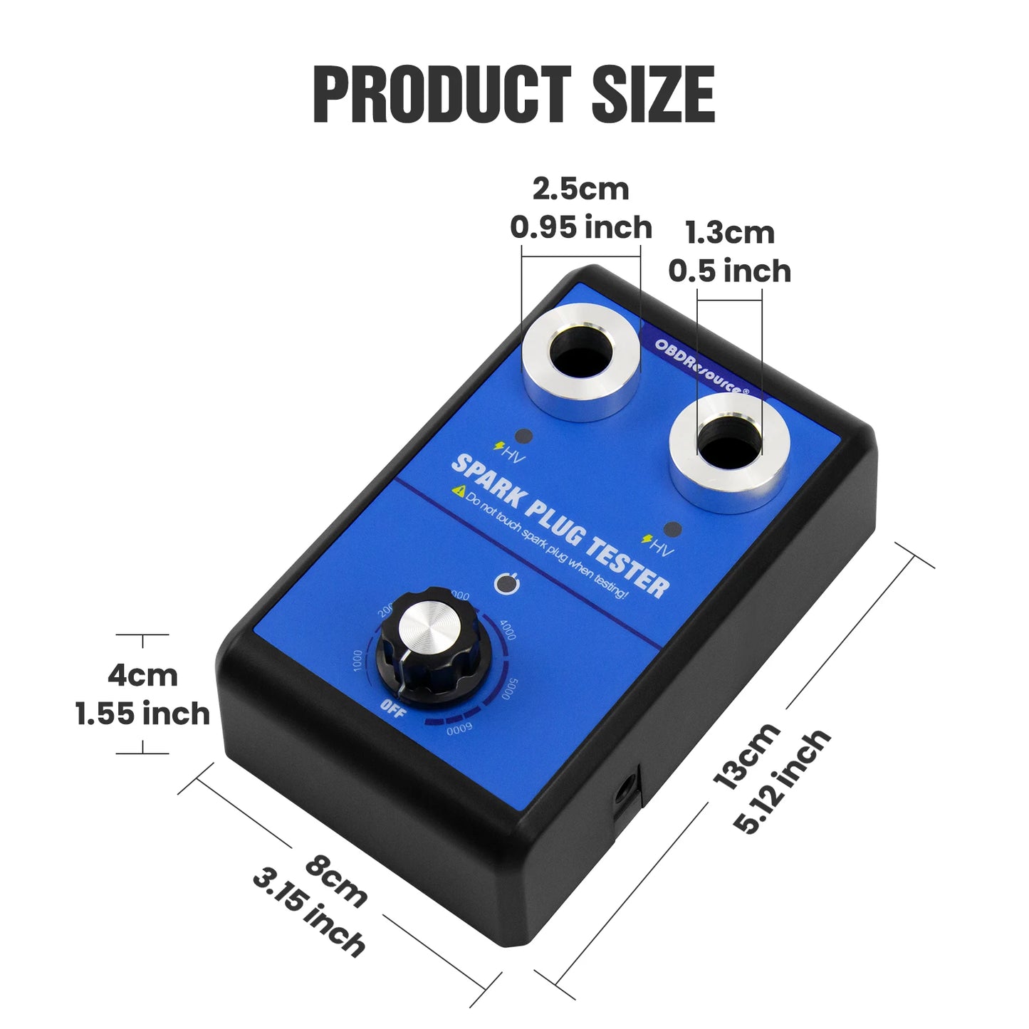 OBDResource Car Spark Plug Tester Dual Holes - ST LAND MANAGEMENT LLC