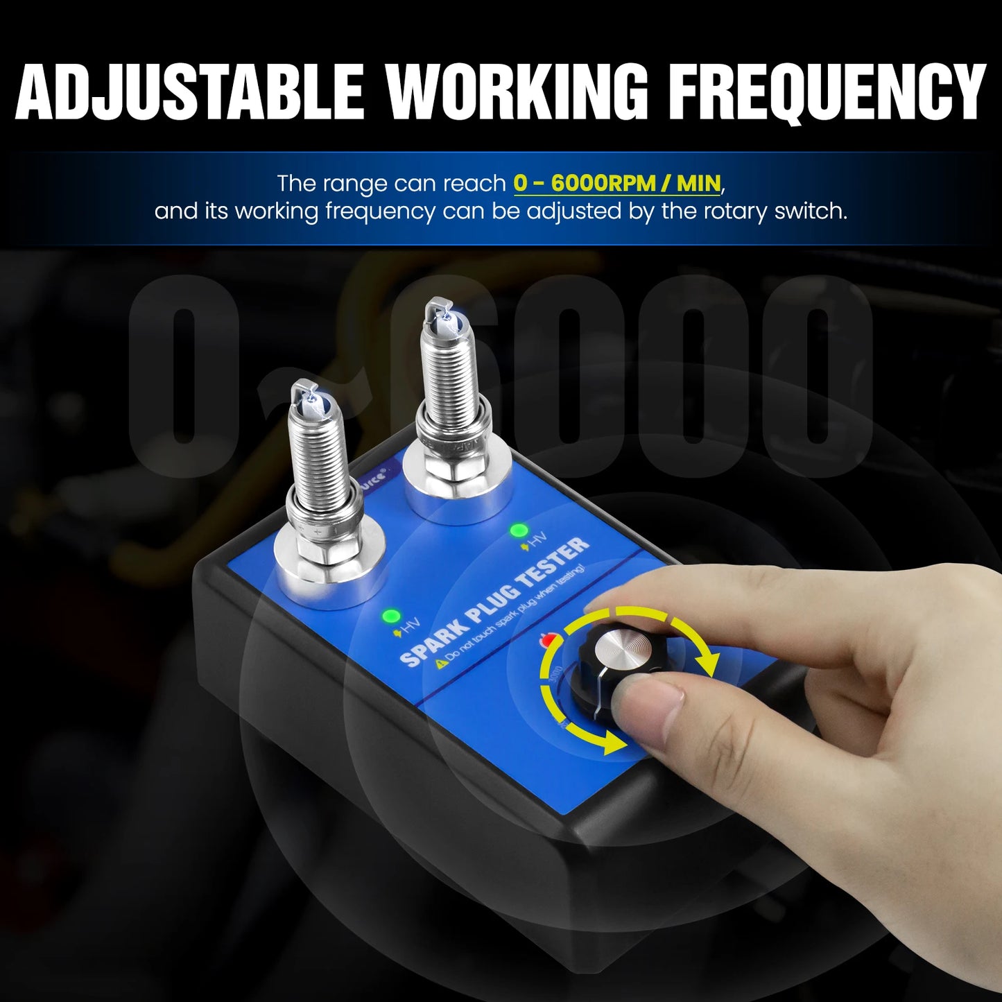 OBDResource Car Spark Plug Tester Dual Holes - ST LAND MANAGEMENT LLC