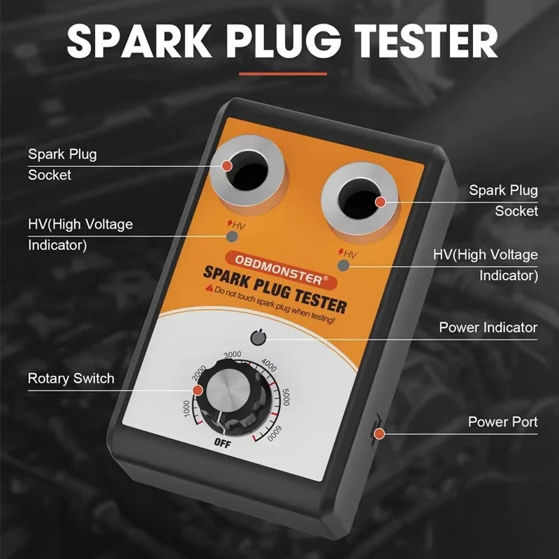 Automobile Spark Plug Tester Double Hole - ST LAND MANAGEMENT LLC