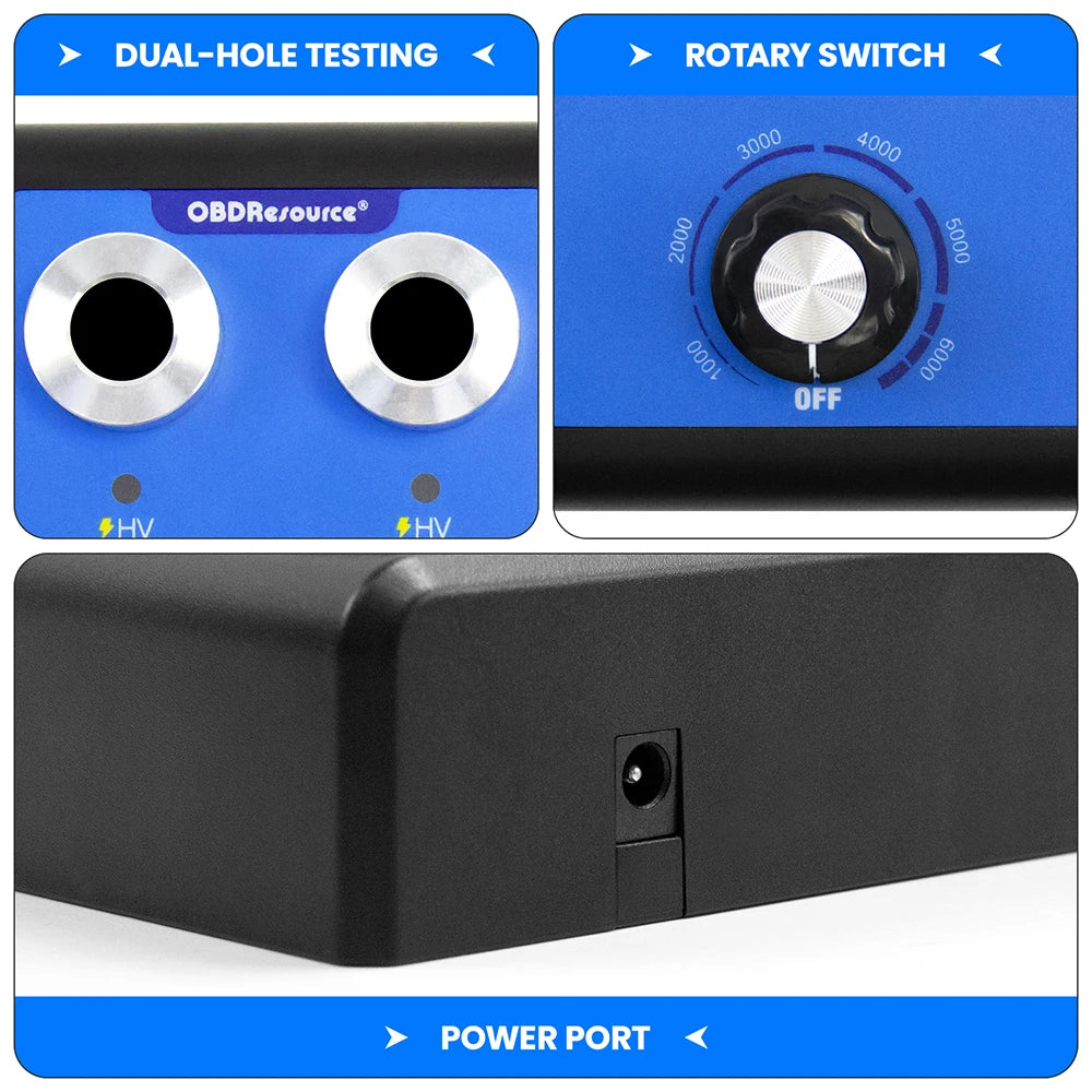 OBDResource Car Spark Plug Tester Dual Holes - ST LAND MANAGEMENT LLC