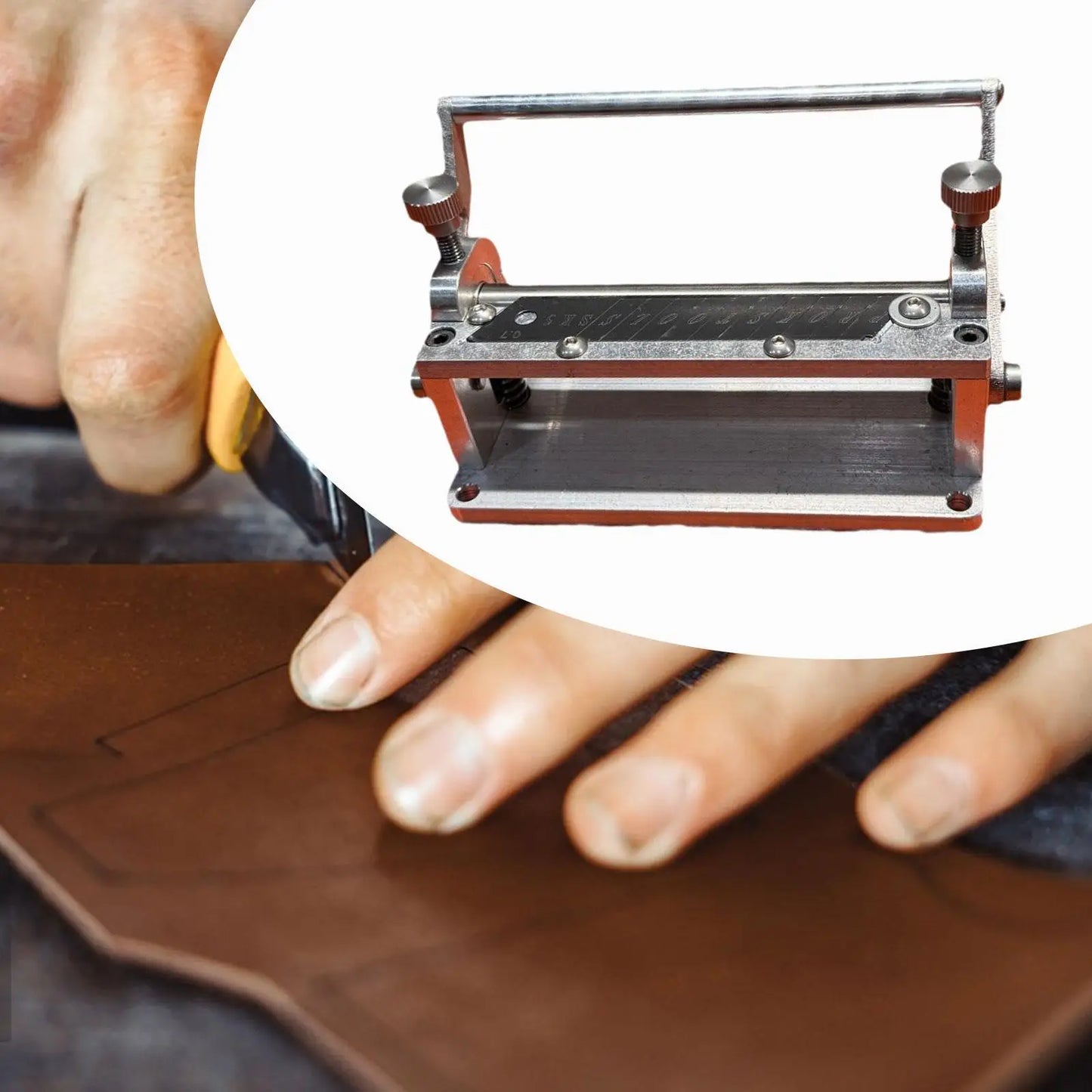 Manual Leather Peeling Machine, Leather - ST LAND MANAGEMENT LLC