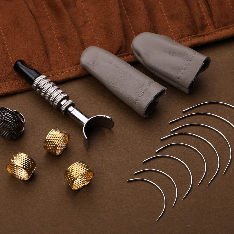 KRABALL Leather Working Kit Craft Tools - ST LAND MANAGEMENT LLC
