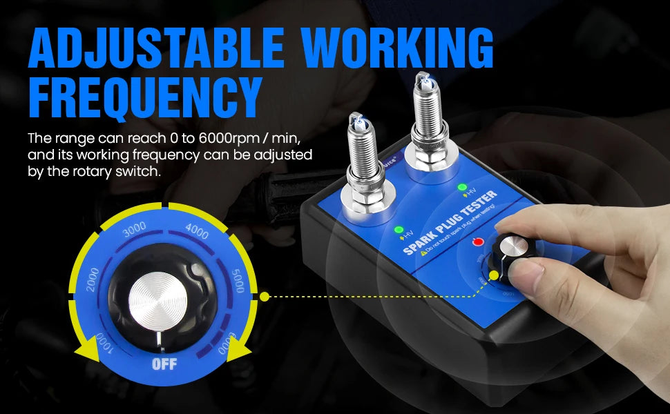 OBDResource Car Spark Plug Tester Dual Holes - ST LAND MANAGEMENT LLC