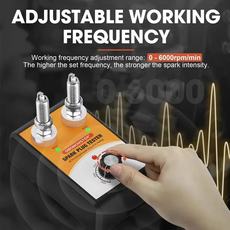 Automobile Spark Plug Tester Double Hole - ST LAND MANAGEMENT LLC