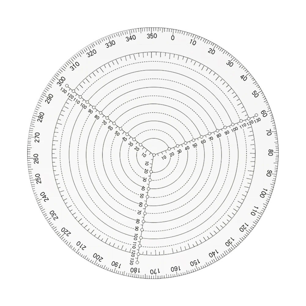 Round Center Clear Acrylic Finder Creative - ST LAND MANAGEMENT LLC
