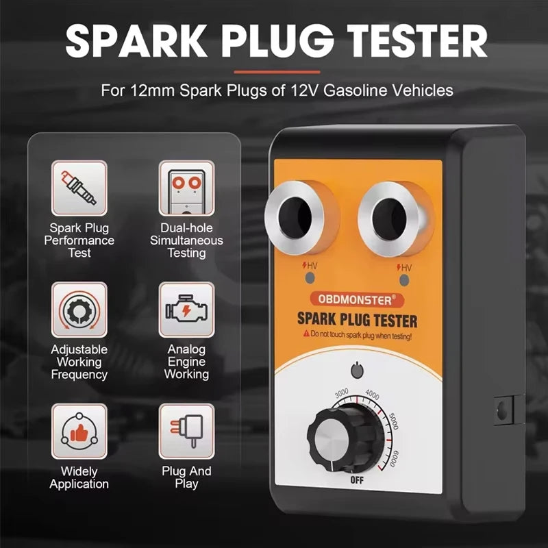 Automobile Spark Plug Tester Double Hole - ST LAND MANAGEMENT LLC