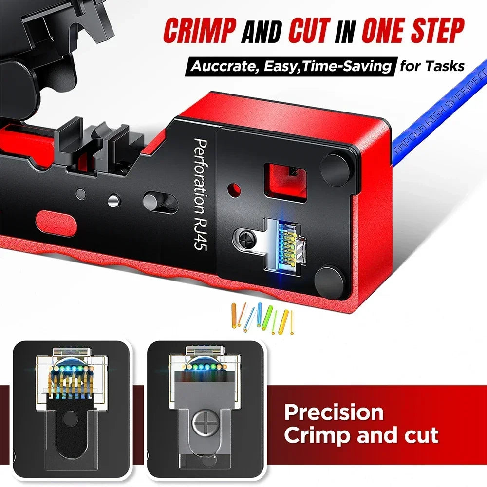 AMPCOM Cat 7 NETWORK CRIMPING Tool - ST LAND MANAGEMENT LLC