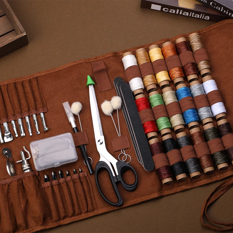 KRABALL Leather Working Kit Craft Tools - ST LAND MANAGEMENT LLC