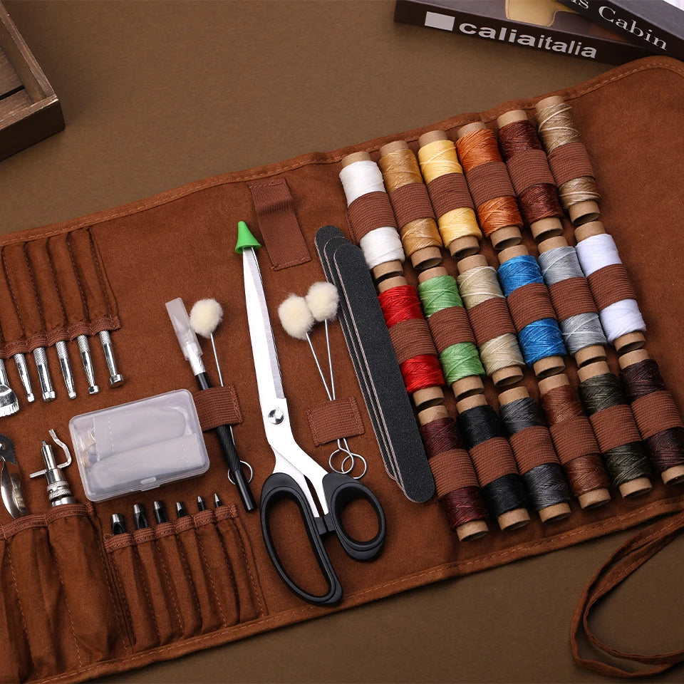 KRABALL Leather Working Kit Craft Tools - ST LAND MANAGEMENT LLC