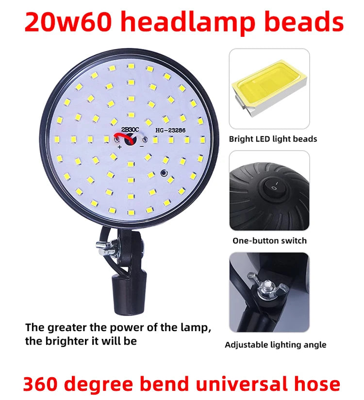 8/12/20W LED Machine Tool Working Lamp - ST LAND MANAGEMENT LLC