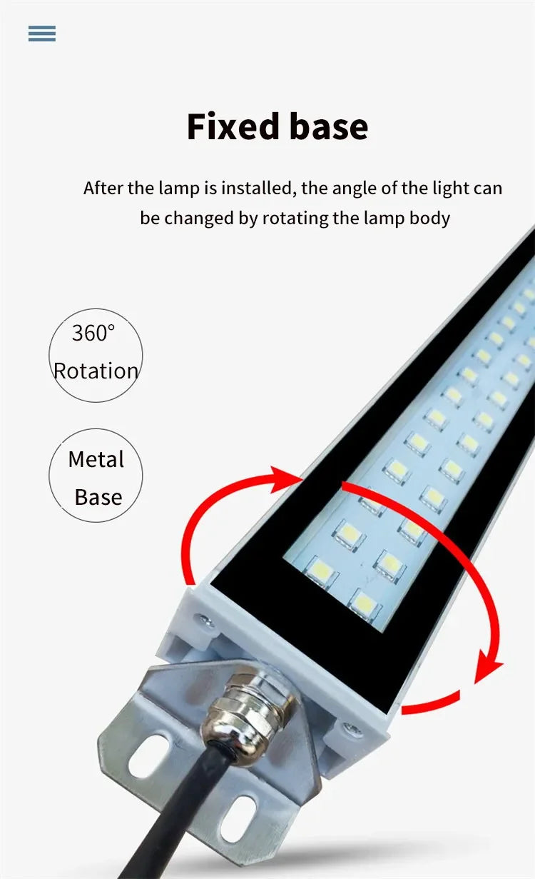 24V/220V Led Machine Tool Work Light - ST LAND MANAGEMENT LLC