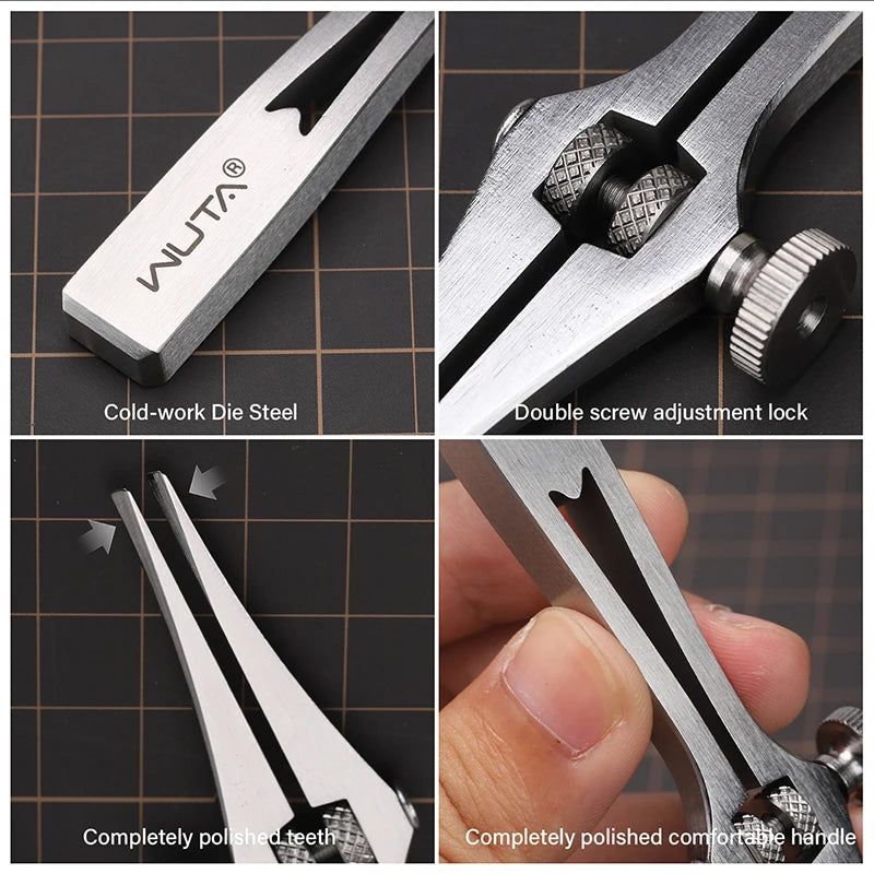 WUTA 2-6mm Adjustable Pricking Iron French - ST LAND MANAGEMENT LLC
