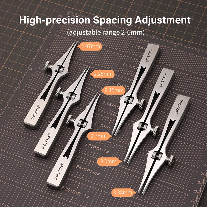 WUTA 2-6mm Adjustable Pricking Iron French - ST LAND MANAGEMENT LLC