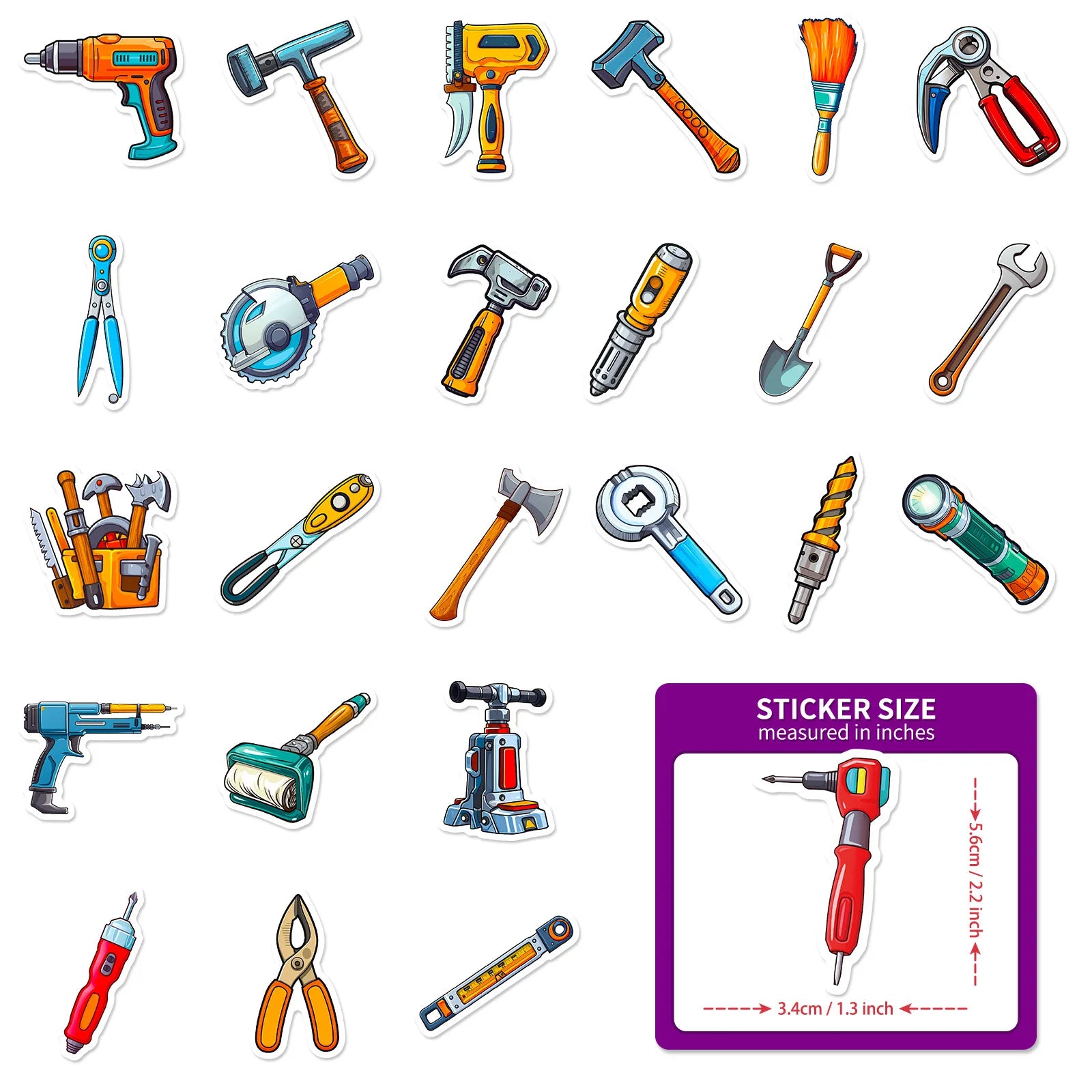 10/25/50pcs Cartoon Hand Electric Tools - ST LAND MANAGEMENT LLC