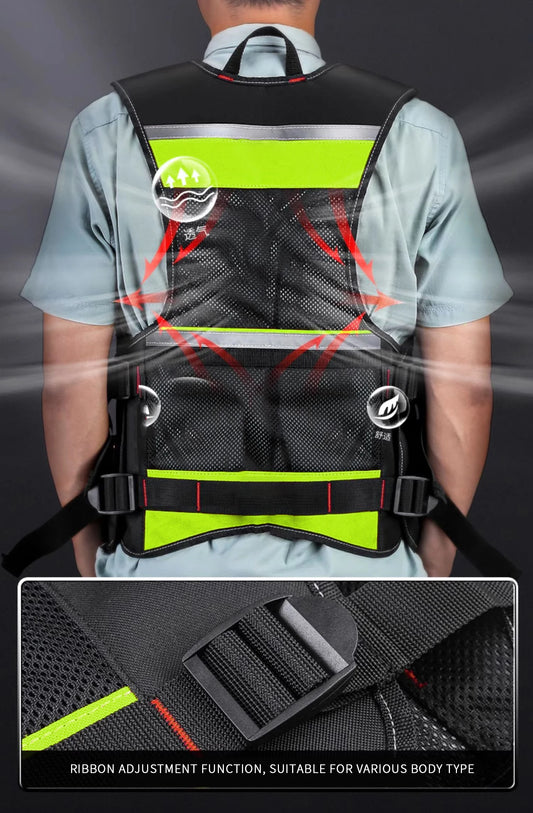 Workwear Allround Work Tool Vest Reflective Safety Vest - ST LAND MANAGEMENT LLC