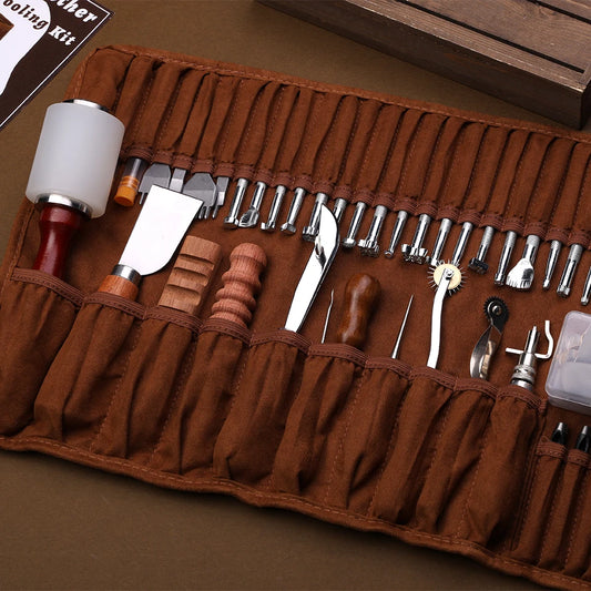 KRABALL Leather Working Kit Craft Tools - ST LAND MANAGEMENT LLC