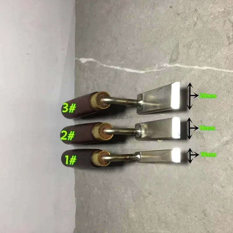 10/16/20mm Long Neck Carving Chisels - ST LAND MANAGEMENT LLC